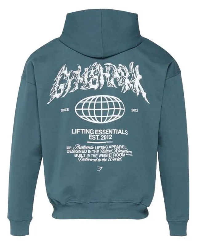 Teal Screen Printed Hoodie – Custom Hoodie Manufacturing by ZK International