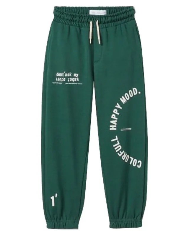 Green Graphic Jogger โ Custom Joggers & Sweatpants Manufacturing by ZK International