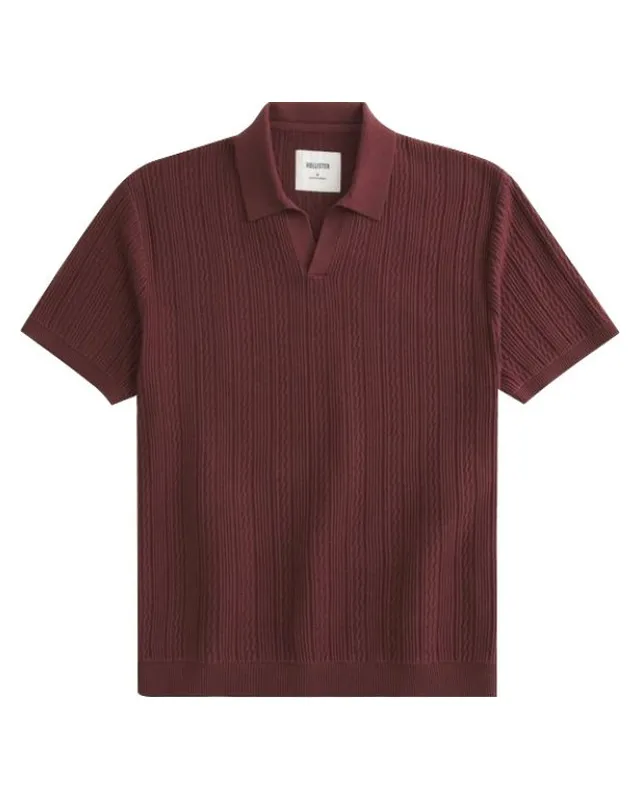 Short Sleeve Sweater Polo โ Custom Polo Shirt Manufacturing by ZK International
