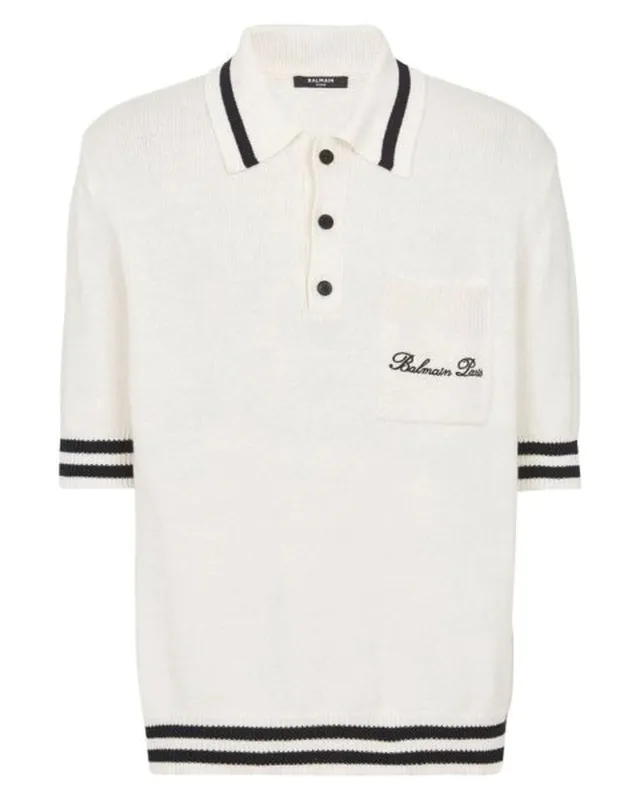 Embroidered Knit Polo โ Custom Polo Shirt Manufacturing by ZK International