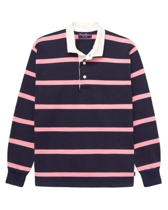 Striped Long Sleeve Polo โ Custom Polo Shirt Manufacturing by ZK International