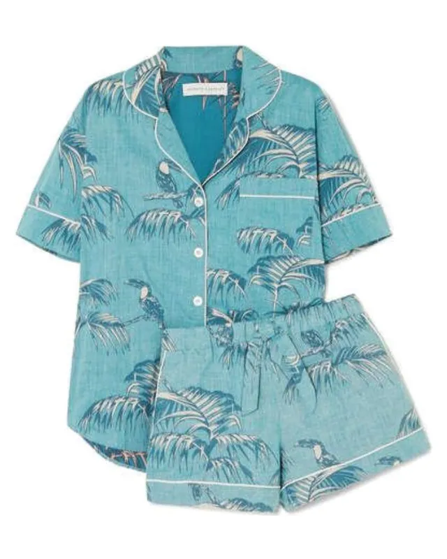 Printed Cotton PJ Set โ Custom Pyjama Manufacturing by ZK International