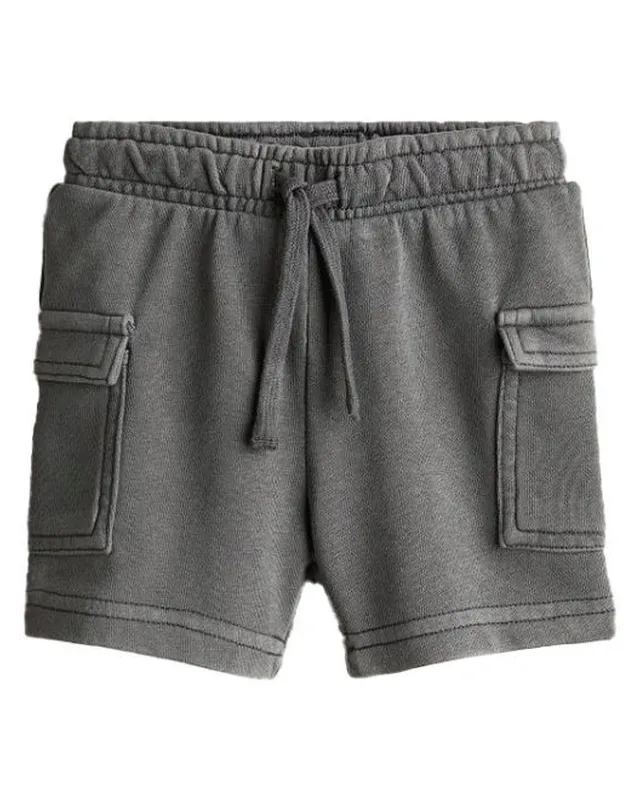 Washed Grey Cargo Short โ Custom Shorts Manufacturing by ZK International