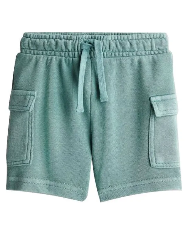 Teal Washed Cargo Short โ Custom Shorts Manufacturing by ZK International