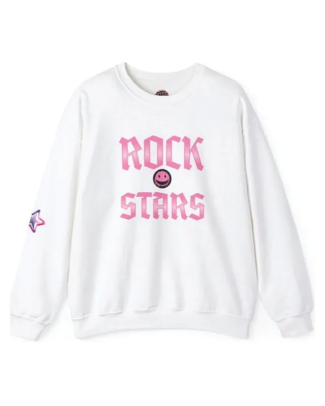 Rock Stars Printed Crewneck – Custom Sweatshirt Manufacturing by ZK International