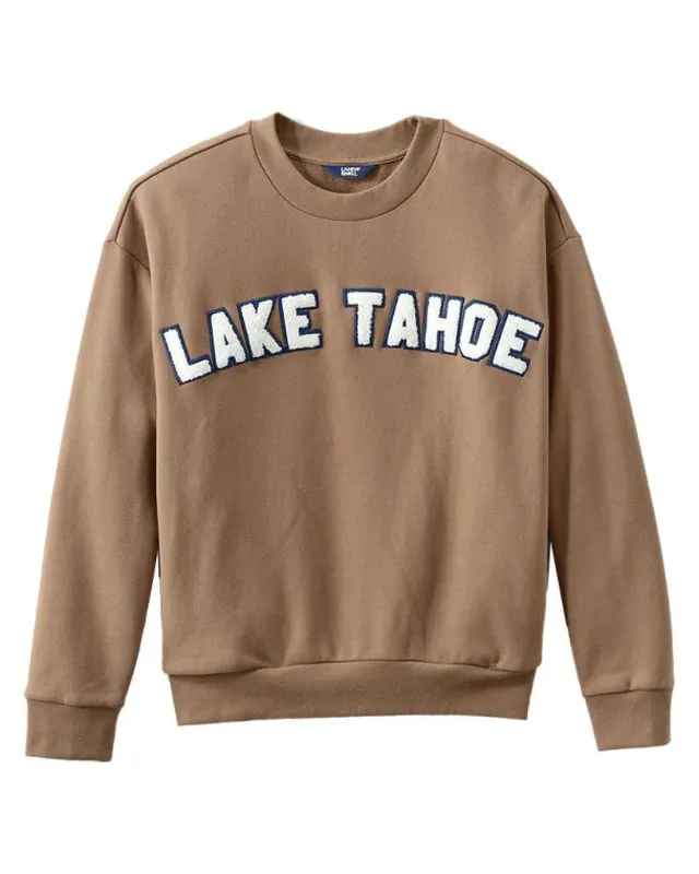 Lake Tahoe Appliqué Sweatshirt – Custom Sweatshirt Manufacturing by ZK International