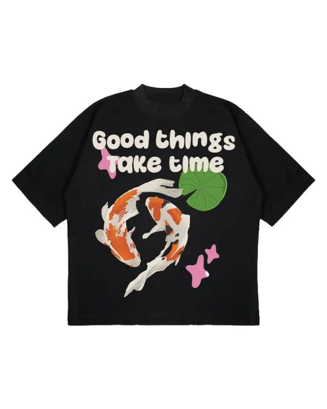 Koi Graphic Tee – Custom T-Shirt Manufacturing by ZK International